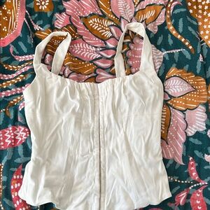 ASTR Corset White Women's Top